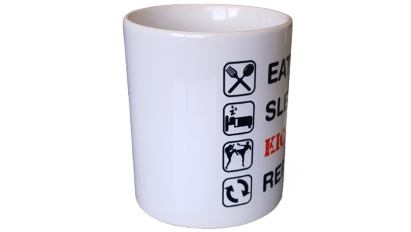 4) Coffee Mug Eat Sleep Kickbox Repeat