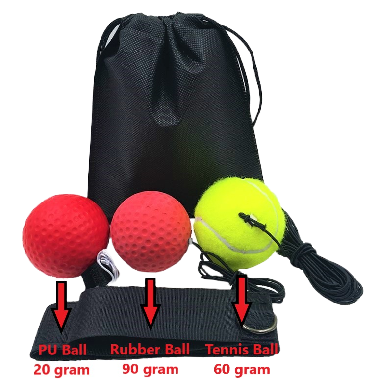 Boxing Reflex Ball Bouncy Fight SpeedBall Level Boxing Ball with Headband  Portable Training and Fitness Exercise Equipment