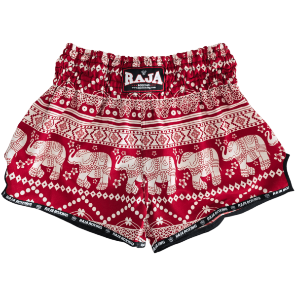 Raja Shorts - Elephant - Red 1