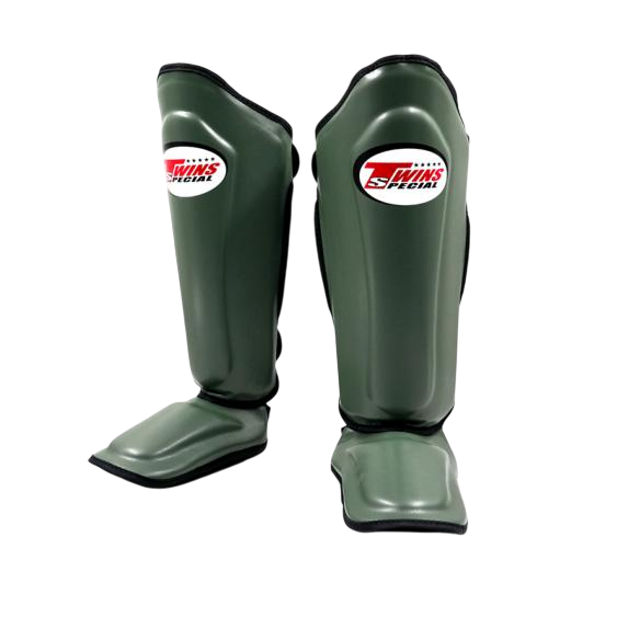 Twins Shin Guards | SGL10 9 Twins Shin Guards - SGL10 - Olive 2